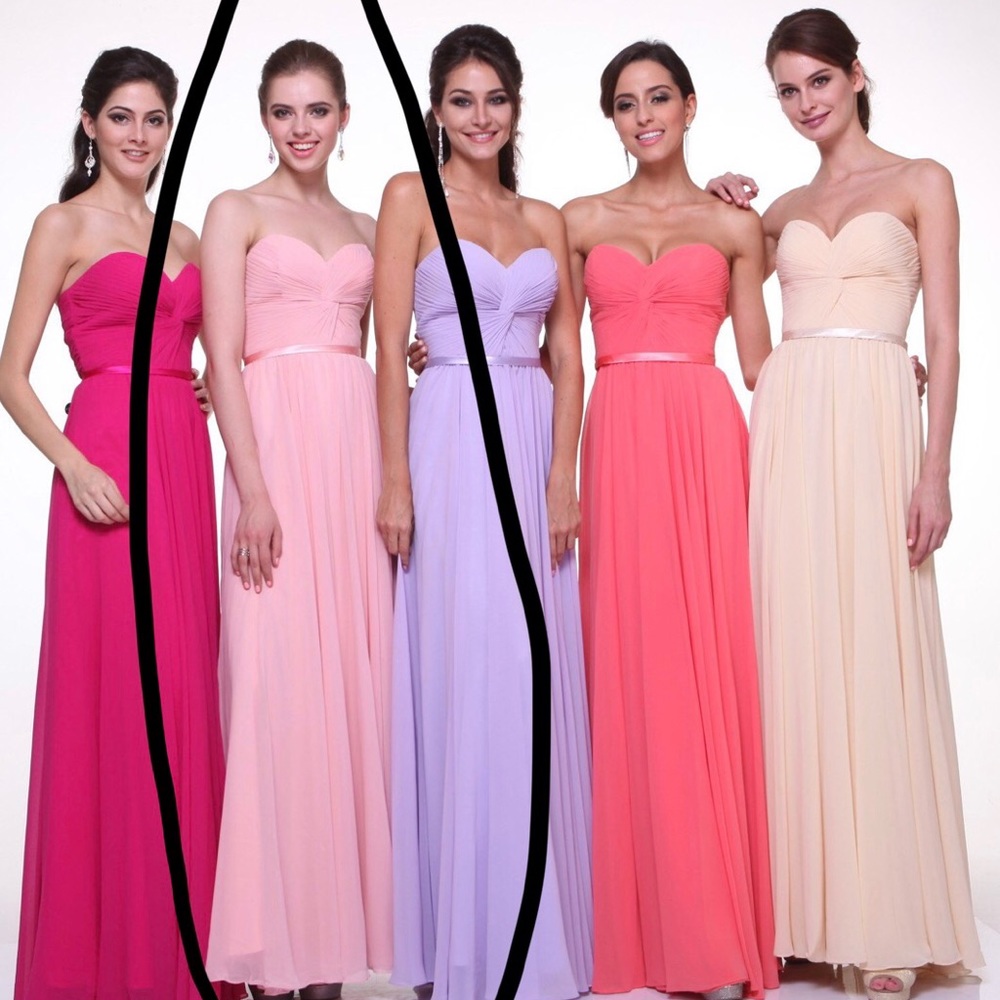 LONG SWEETHEART TWISTFRONT DRESS CINDERELLA DIVINE